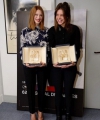 ADELE EXARCHOPOULOS & LEA SEYDOUX Receives Palme D’Or Award Trophies in Paris