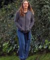 ALICIA SILVERSTONE Walks in the Hollywood Hills