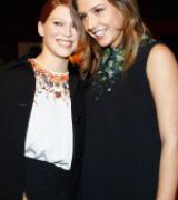 ADELE EXARCHOPOULOS and LEA SEYDOUX at Les Lumieres 2014 Cinema Awards in Paris