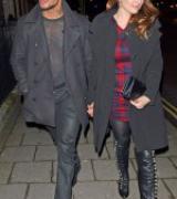 KELLY BROOK and David McIntosh Leaves Mahiki Nightclub in London