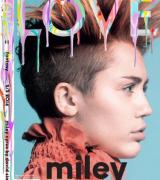 MILEY CYRUS in Love Magazine, February 2014 Issue