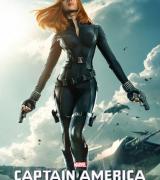 SCARLETT JOHANSSON as Black Widow – Captain America: The Winter Soldier Poster