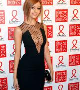 ZAHIA DEHAR at Sidaction Gala Dinner at Pavillon D’Armenonville