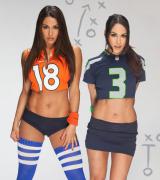 Bella Twins – NIKKI and BRIE BELLA – Bella Bowl V Photoshoot 2014