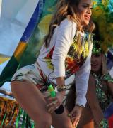 JENNIFER LOPEZ on the set of FIFA World Cup Brazil Music Video