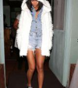 RIHANNA Leaves Giorgio Baldi Restaurant in Santa Monica