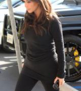 KIM and KOURTNEY KARDASHIAN Arrives at a Studio in LA