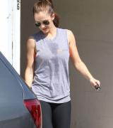 MINKA KELLY – Leaving the gym in LA