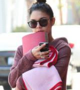 VANESSA HUDGENS Leaving a Yoga Class in Studio City