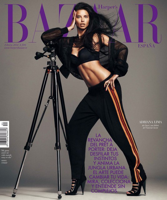 ADRIANA LIMA – Harper’s Bazaar Espana Magazine (February 2014)