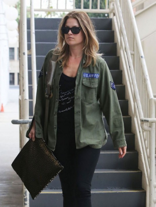 ALI LARTER Heading to Yoga Class in Los Angeles