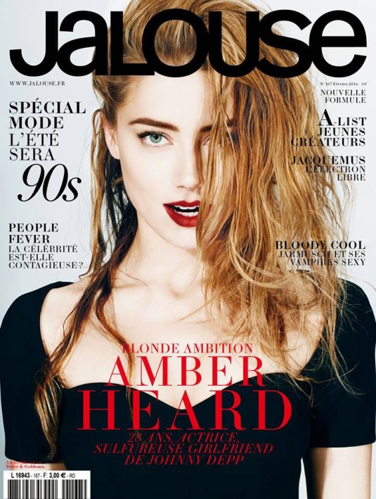 AMBER HEARD in Jalouse Magazine, February 2014 Issue