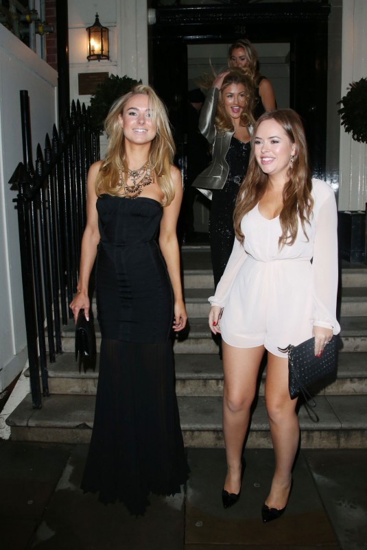 AMY WILLERTON and KIMBERLEY GARNER Leaves Arts Club in London