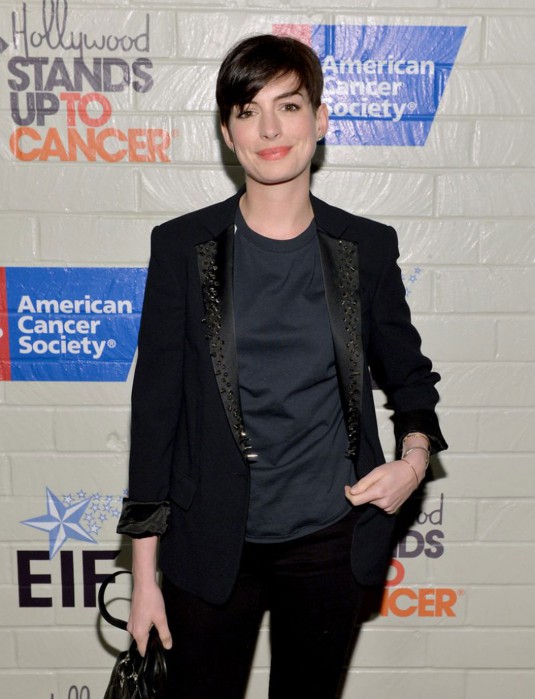 ANNE HATHAWAY - 2014 Hollywood Stands Up to Cancer Event