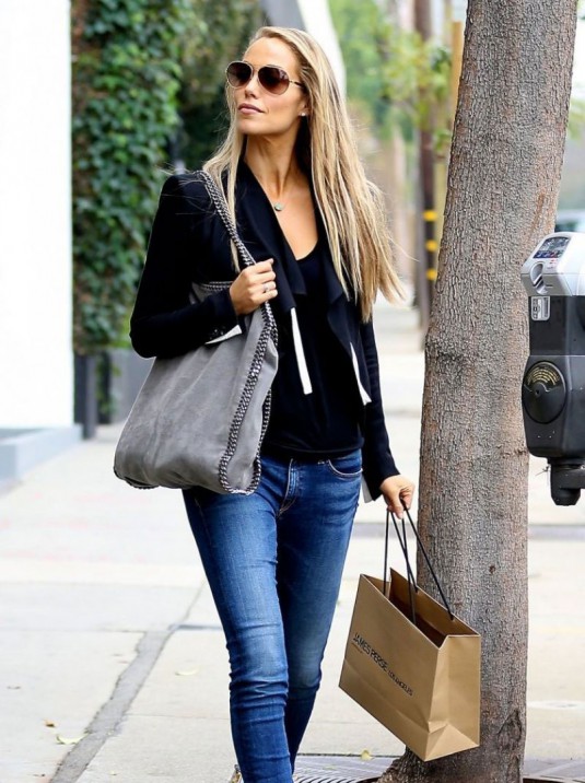 ELIZABETH BERKLEY Out and About in Beverly Hills