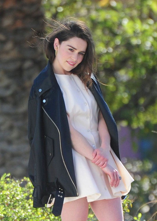 EMILIA CLARKE at a Photoshoot in Los Angeles
