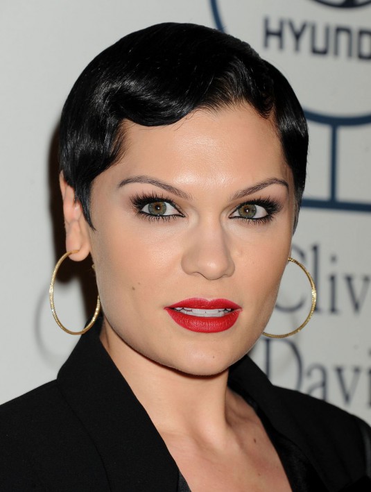 JESSIE J at 2014 Pre-GRAMMY Gala in Beverly Hills