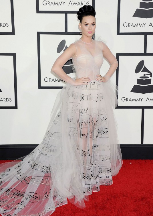KATY PERRY at 2014 Grammy Awards in Los Angeles