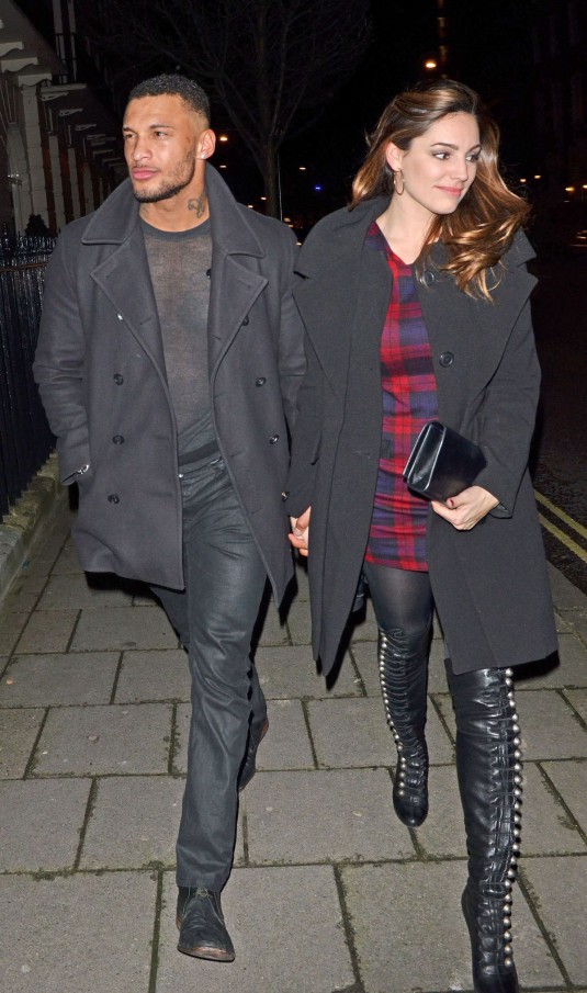 KELLY BROOK and David McIntosh Leaves Mahiki Nightclub in London
