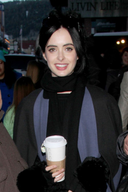 KRYSTEN RITTER Out and About in Salt Lake City