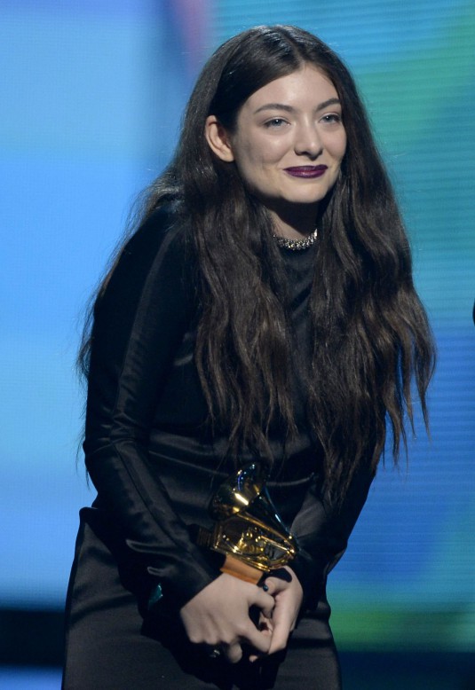 LORDE at 2014 Grammy Awards in Los Angeles
