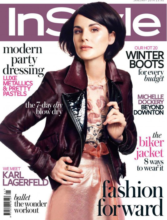 MICHELLE DOCKERY in InStyle Magazine, UK January 2014 Issue