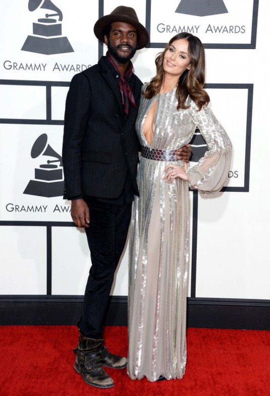 NICOLE TRUNFIO at 2014 Grammy Awards in Los Angeles