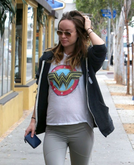 OLIVIA WILDE Heading to Yoga Class in West Hollywood
