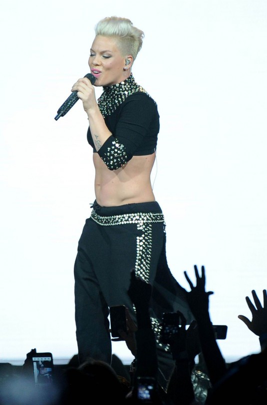 PINK Performs at Truth About Love Tour in Anaheim