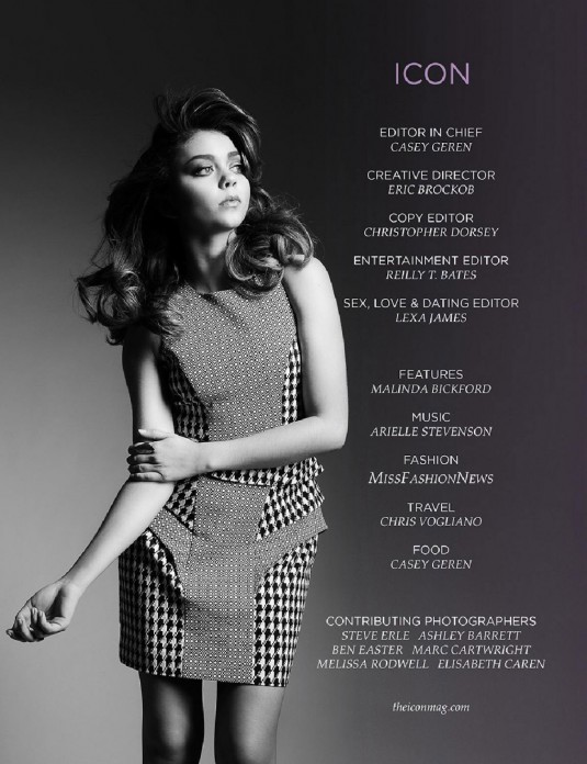 SARAH HYLAND in Icon Magazine