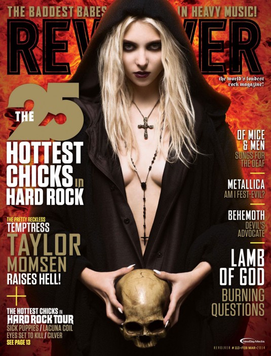 TAYLOR MOMSEN in Revolver Magazine, February/March 2014 Issue