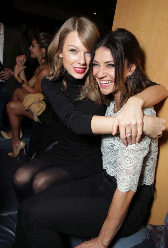 TAYLOR SWIFT and JESSICA SZOHR at That Awkward Moment Premiere in Los Angeles