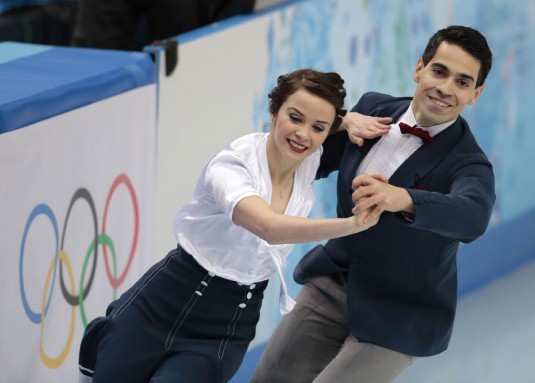 ANNA CAPPELLINI at Figure Skating in Sochi 2014