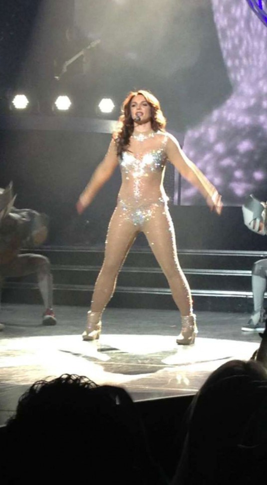 BRITNEY SPEARS - Performing in Las Vegas on February 2014