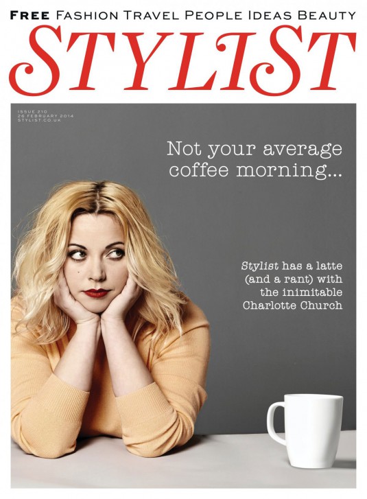 CHARLOTTE CHURCH – Stylist Magazine, February 2014