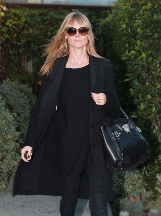 HEIDI KLUM Out and About in West Hollywood