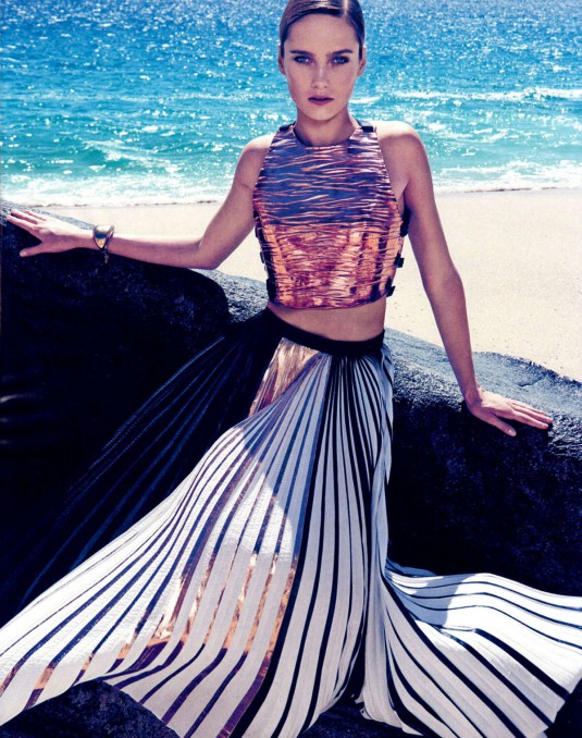 KARMEN PEDARU - Harper’s Bazaar by Paola Kudacki, US March 2014