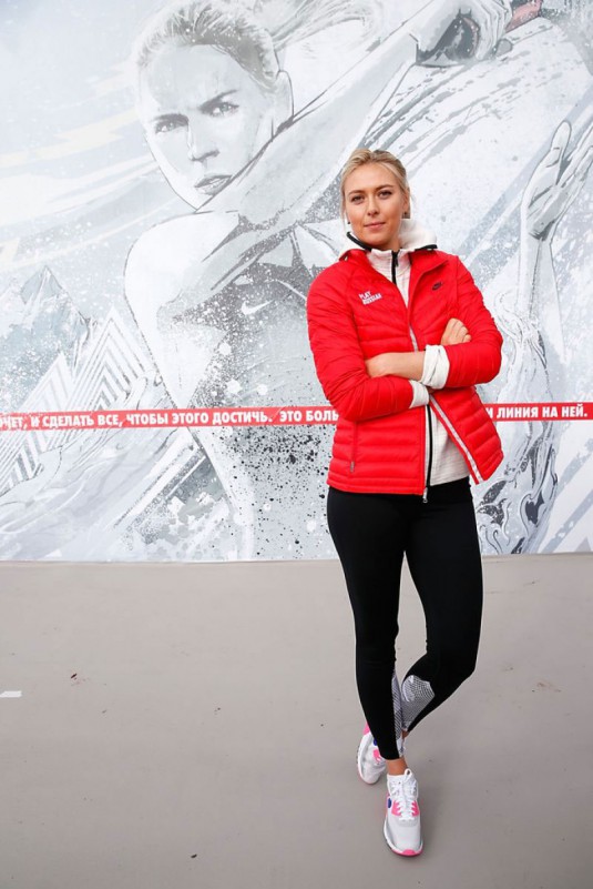 MARIA SHARAPOVA - reopening of her hometown tennis court in Sochi