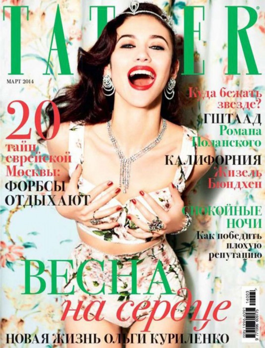 OLGA KURYLENKO - Tatler Russia Magazine, March 2014