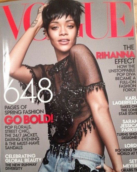 RIHANNA - Vogue US Magazine, March 2014