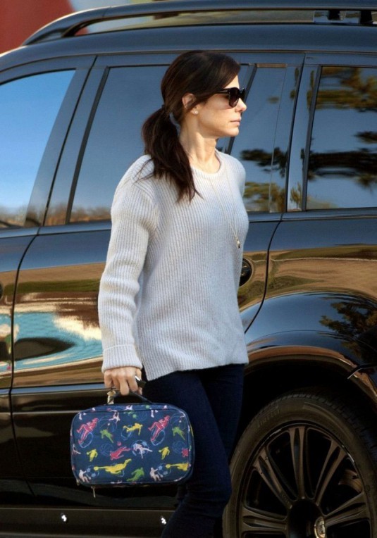 SANDRA BULLOCK out and About in Los Angeles