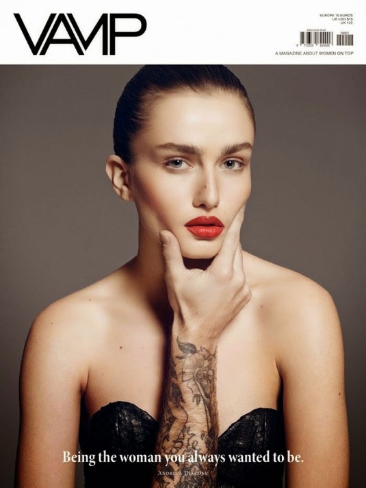 ANDREEA DIACONU for Vamp Magazine, Spring 2014