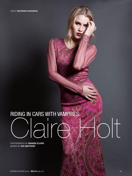 CLAIRE HOLT - Bello Magazine, March 2014