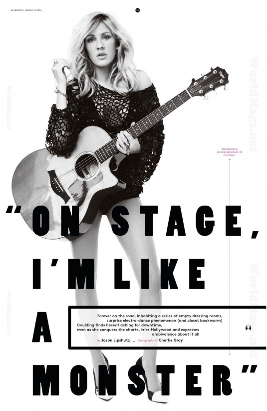 ELLIE GOULDING - Billboard Magazine, March 2014