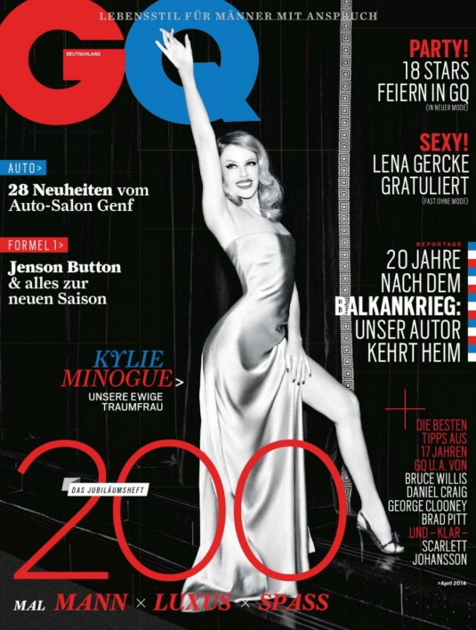 KYLIE MINOGUE - GQ Magazine, April 2014