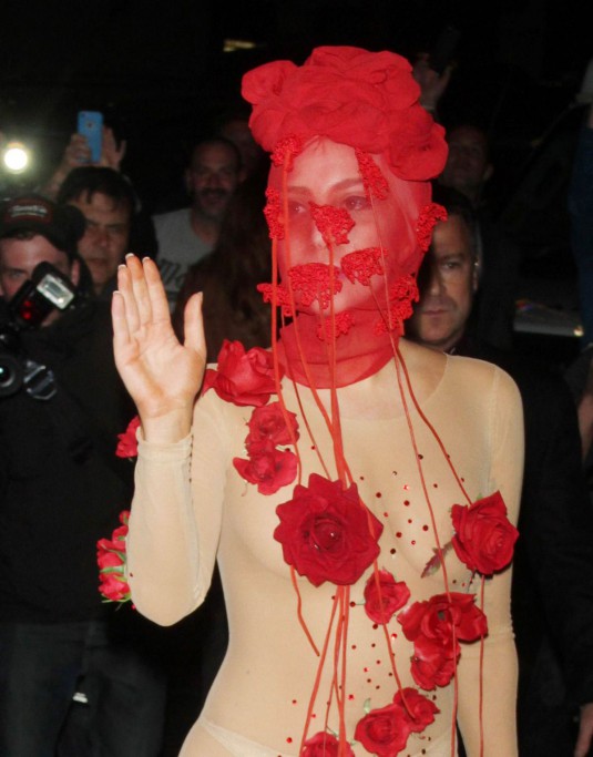 LADY GAGA Arrives at Roseland Ballroom in NYC