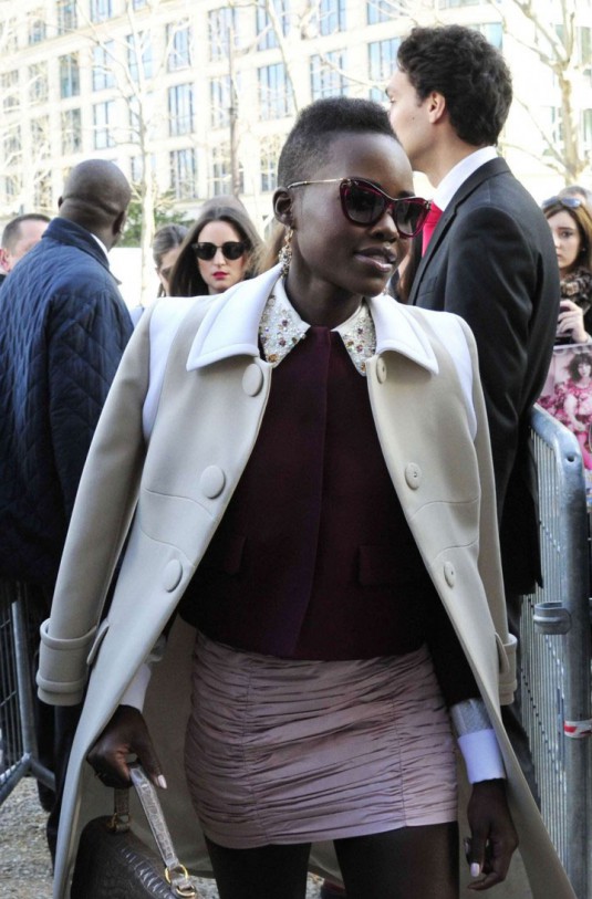 LUPITA NYONG’O - Miu Miu Fashion Show in Paris