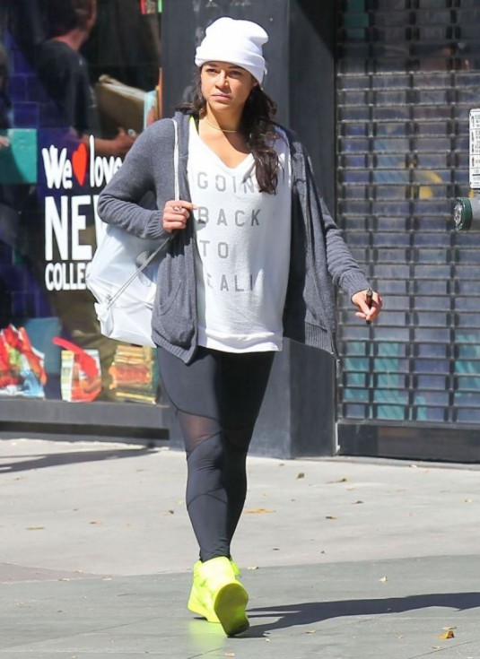 MICHELLE RODRIGUEA Out and About in Los Angeles