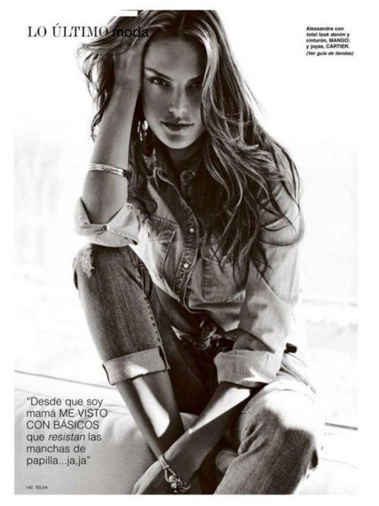 ALESSANDRA AMBROSIO - TELVA Magazine, March 2014