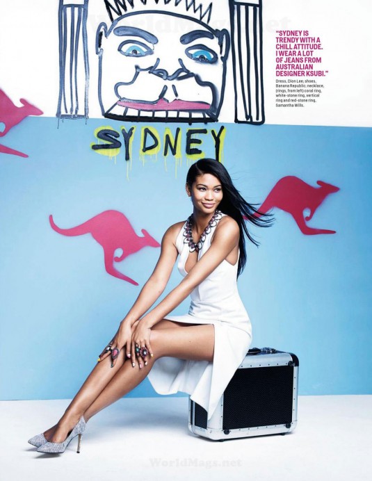 CHANEL IMAN for Cosmopolitan Magazine, Philippines April 2014